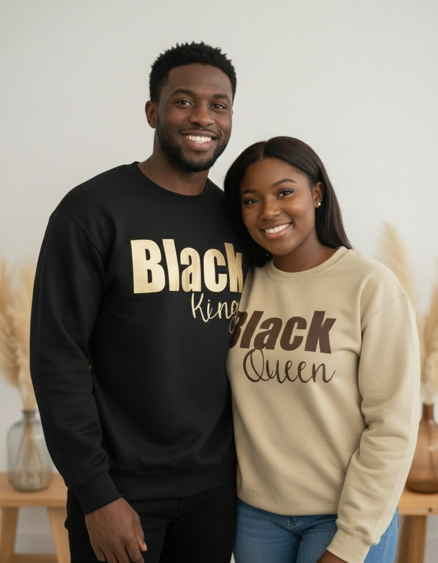 Black King/ Black Queen Sweatshirt