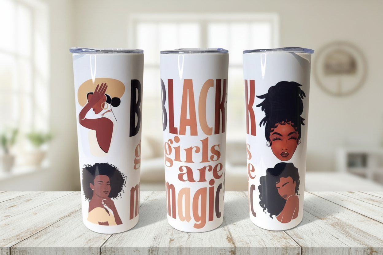 Black Girls Are Magic Tumbler