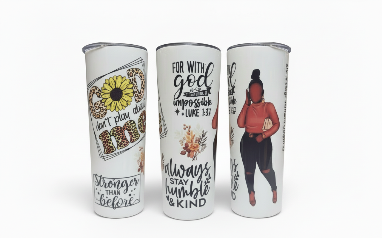 God Don't Play About Me Tumbler