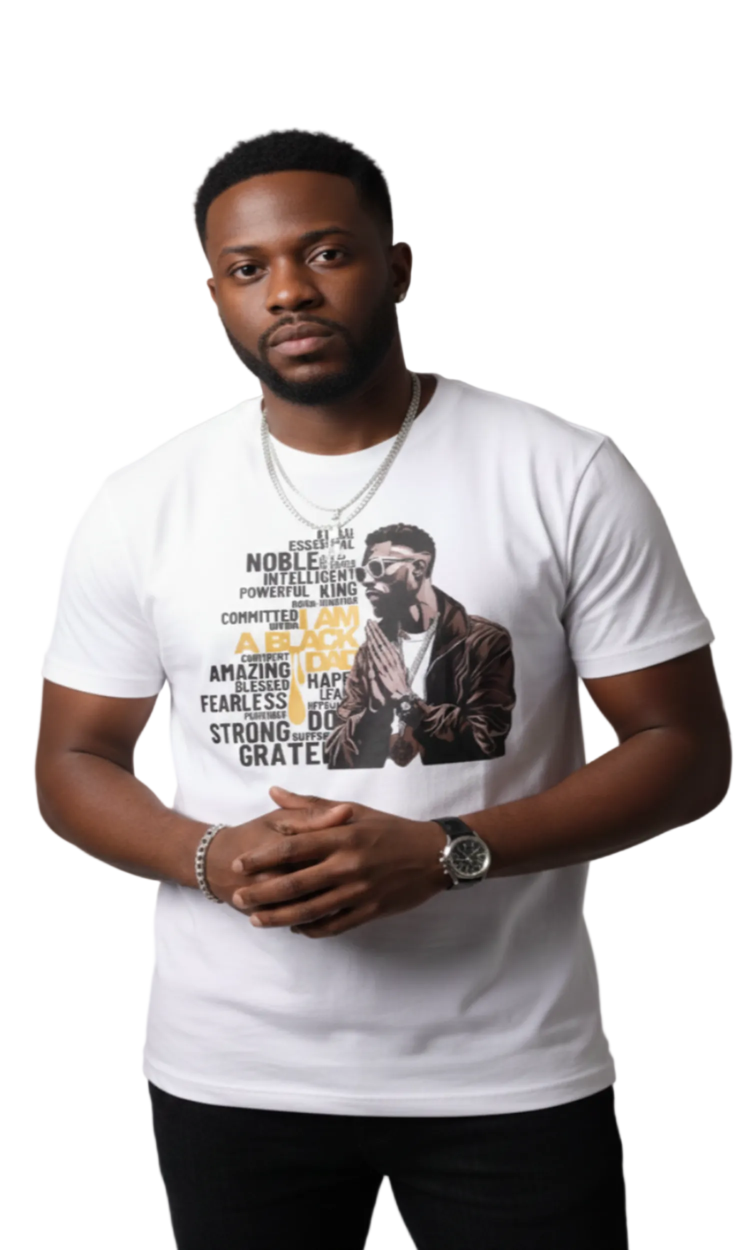 Black Dad Affirmation T-shirt