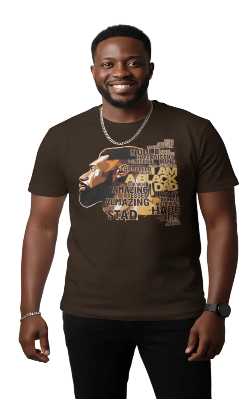Black Dad Affirmation T-shirt