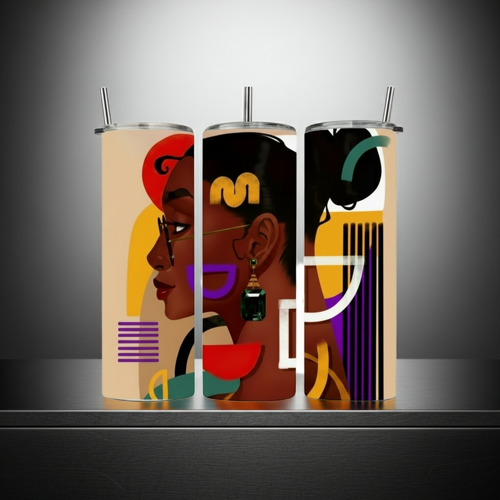 Abstract Glamour Tumbler